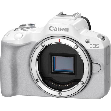 Canon EOS R50 Mirrorless Camera (White) 5812C002 B&H Photo Video