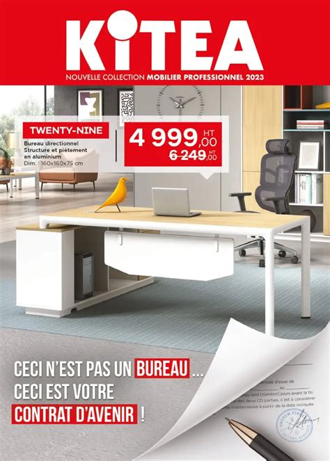 Catalogue Kitea nouvelle collection mobilier professionnel 2023