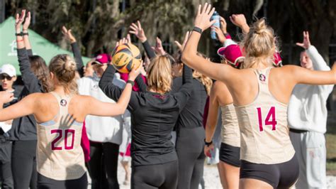 Florida State Beach Volleyball Splits the First Day at Stetson Sun-N-Sand Invitational