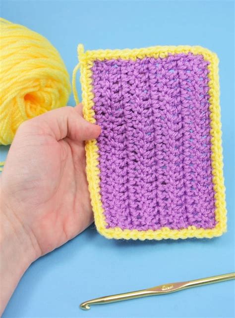 Single Crochet Border Edge to Clean Ugly Edges ⋆ Dream a Little Bigger