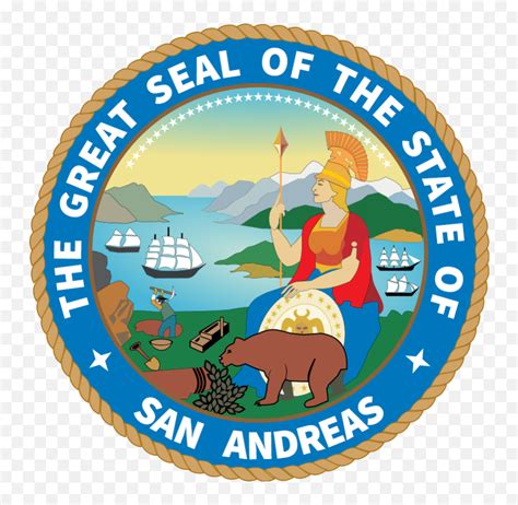 San Andreas State Seal - State Of San Andreas Logo Png,Seal Png - free transparent png images ...