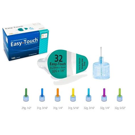 Easy Touch Pen Needles 32g, 1/4 Inch (6mm) - Riteway Subscription