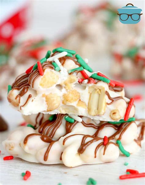 White Chocolate Peanut Clusters - The Country Cook