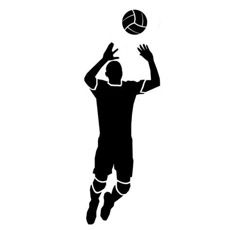 Volleyball Spike Silhouette | Free download on ClipArtMag