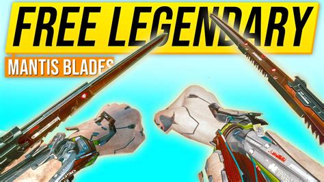 FREE Legendary Mantis Blades in Cyberpunk 2077 - (How to Get Mantis ...