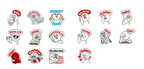 Japanese chat app LINE launches 'Singapore Special' stickers