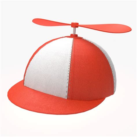 3d propeller hat model