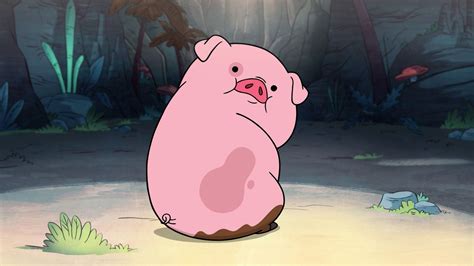 Waddles The Pig Wallpaper