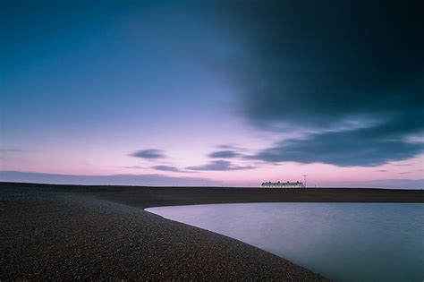 HD wallpaper: calm body of water, nature, landscape, England, horizon ...