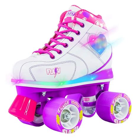 Flash Roller Skates with LED Light-Up Design by Crazy Skates - Walmart.com - Walmart.com