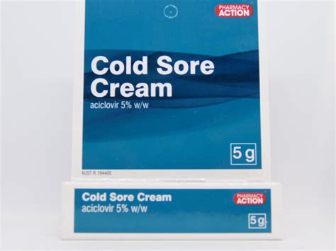 Cold Sore Cream PA 5g - Exhibition Pharma