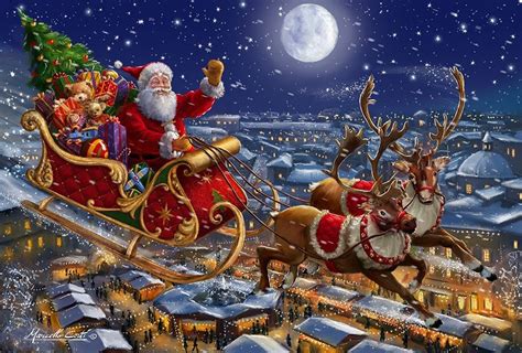 Картинки по запросу marcello corti artist | Christmas scenes, Santa ...