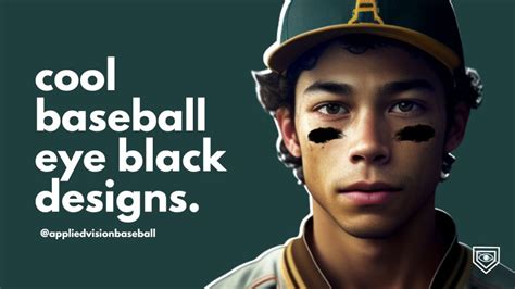 Baseball Eye Black Designs - Applied Vision Baseball