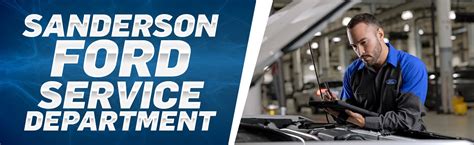 Ford Service Department | Car Service & Parts in Glendale, AZ | Sanderson Ford