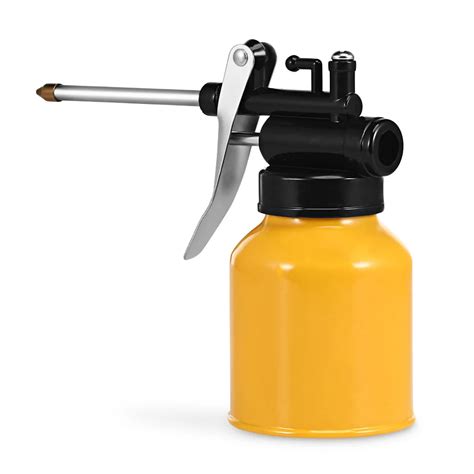 250ml Paint Spray Gun Oil Pump Cans Oiler Hose Grease Machine For Lubricating Airbrush Hand ...