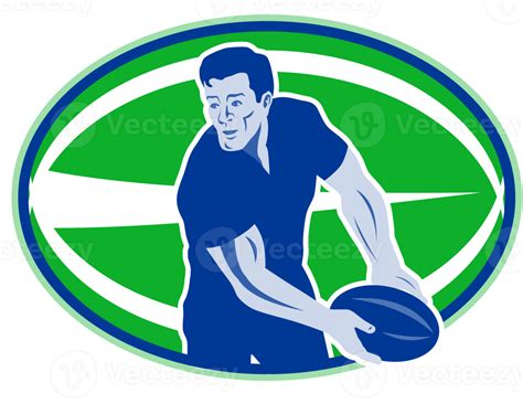 rugby player passing ball 12979643 PNG