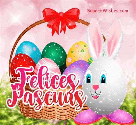 Felices Pascuas 2024 GIF Con Huevos Coloridos | SuperbWishes.com