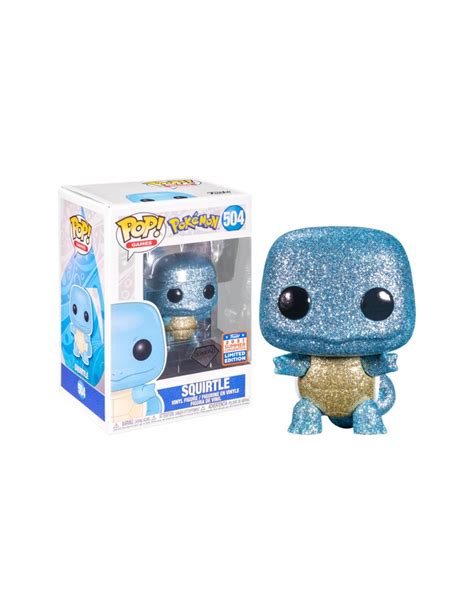 FUNKO POP! Pokémon Squirtle Diamond Collection 2021 Summer Convention Limited Edition (504 ...