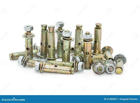 Concrete anchor bolt stock image. Image of industry, expansion - 41289007