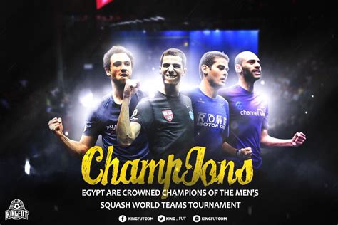 SQUASH: Egypt beat England to lift World Team Championships title