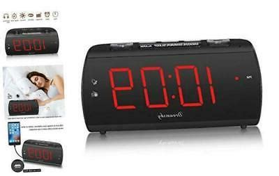 DreamSky Digital Alarm Clock Radio with USB Charging