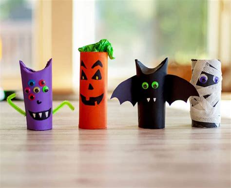 Halloween Toilet Paper Roll Bat Craft | Fun Crafts for Kids