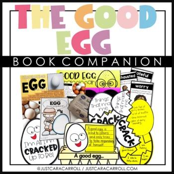 The Good Egg Book Companion by Cara Carroll | Teachers Pay Teachers