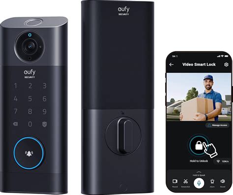 eufy Security Video Smart Lock S330, 3-in-1 Camera+Doorbell+Fingerprint ...