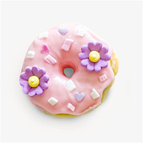 Pink glazed donut isolated image | Premium Photo - rawpixel