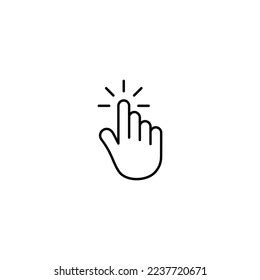 Press Gesture Hand Cursor Computer Mouse Stock Vector (Royalty Free) 2303255353 | Shutterstock