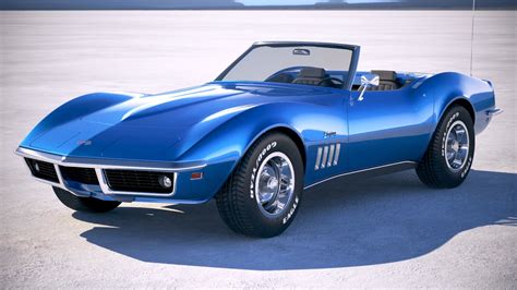 chevrolet corvette c3 3d model