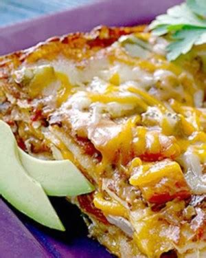 Enchilada Lasagna Recipe - Flavorite