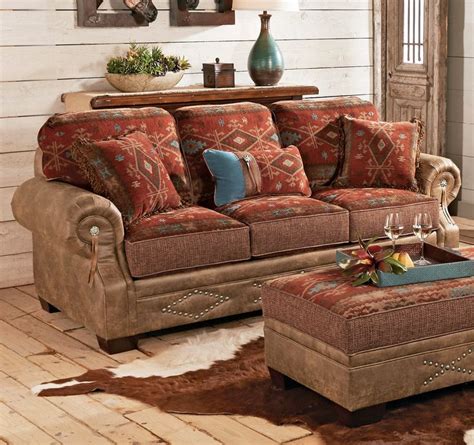 Ranchero Southwestern Queen Sleeper | Southwestern sofas, Southwestern furniture, Western furniture