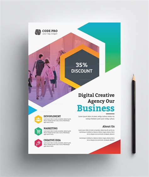 Education Business Flyer Design · Graphic Yard | Graphic Templates Store