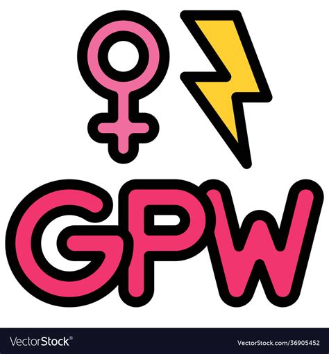 Girl power icon feminism related Royalty Free Vector Image