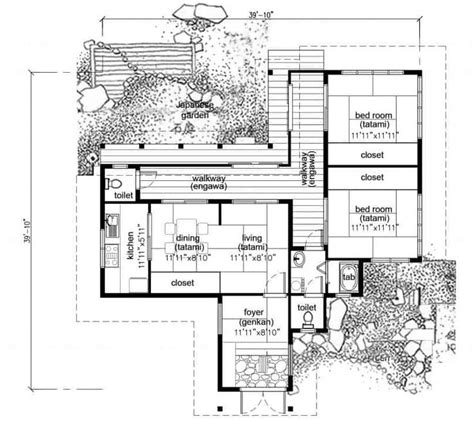 Traditional Japanese House Floor Plans (with Drawings) in 2024 | Traditional japanese house ...