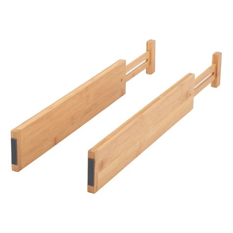 Better Homes & Gardens Bamboo Adjustable Drawer Dividers - Walmart.com