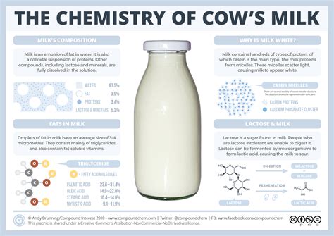 Compound Interest: Why is milk white? The chemistry of milk