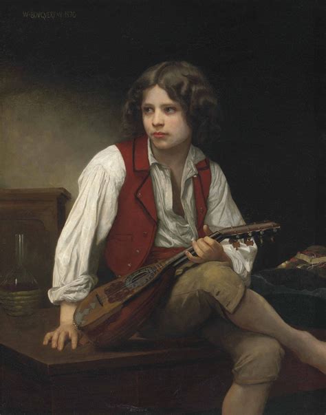 William-Adolphe Bouguereau | Italien à la mandoline | Tutt'Art ...