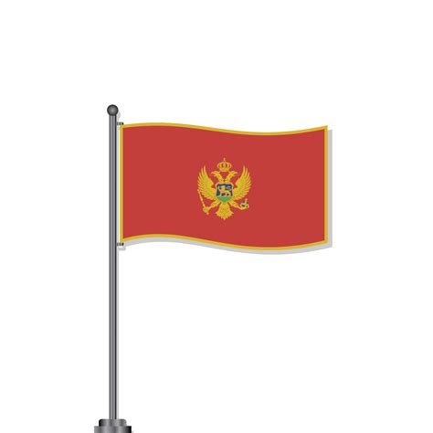 Illustration of Montenegro flag Template 13346138 Vector Art at Vecteezy