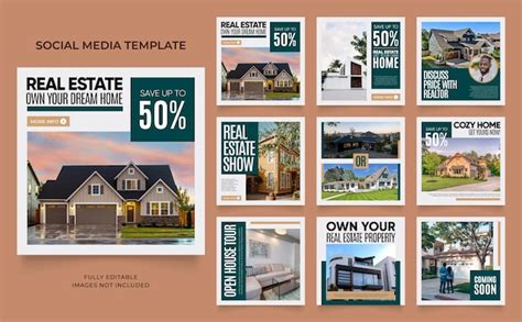 Premium Vector | Social media template banner house architecture service promotion fully ...