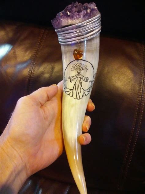 Wiccan wand with crystal and amber Wiccan Wands, Amber, Fantasy ...