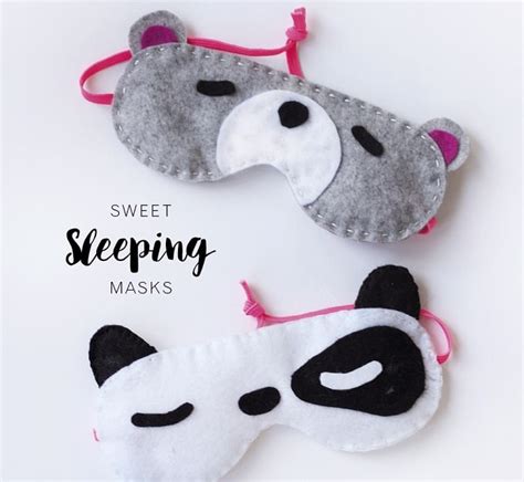 30 Ways to Make Your Own Homemade Sleep Mask • Cool Crafts