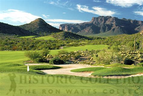 16th Hole at Gold Canyon Golf Resort - Historic Golf Photos