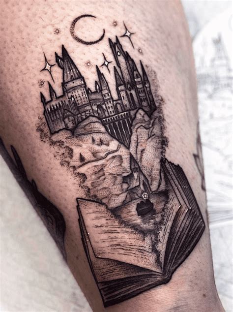 Hogwarts Tattoo Design Images (Hogwarts Ink Design Ideas) Harry Potter ...