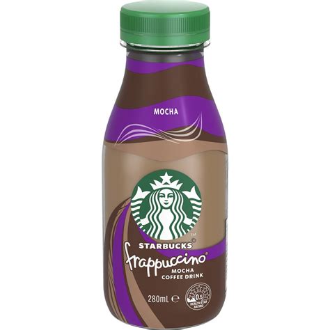 Starbucks Frappuccino Mocha Iced Coffee 280ml | Woolworths