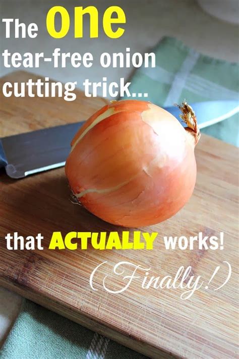 Cutting Onions Without Tears | The Creek Line House