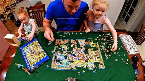 Disney 500 Piece Jigsaw Puzzle Time Lapse - YouTube