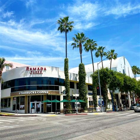 The Ramada Plaza Hotel on Santa Monica Boulevard in West Hollywood is walkable to both Sunset ...