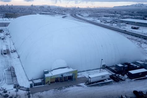 Infill Sand for the Dome in Anchorage, Alaska | Washington Rock Quarries